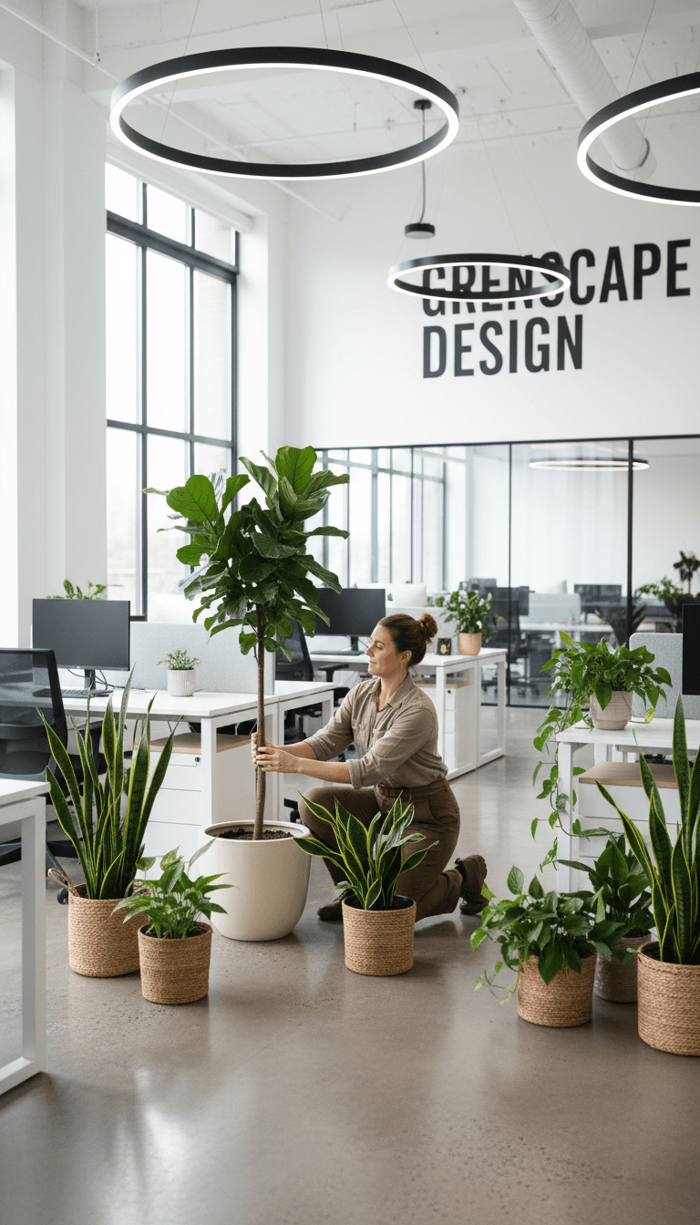 Plant designer at work
